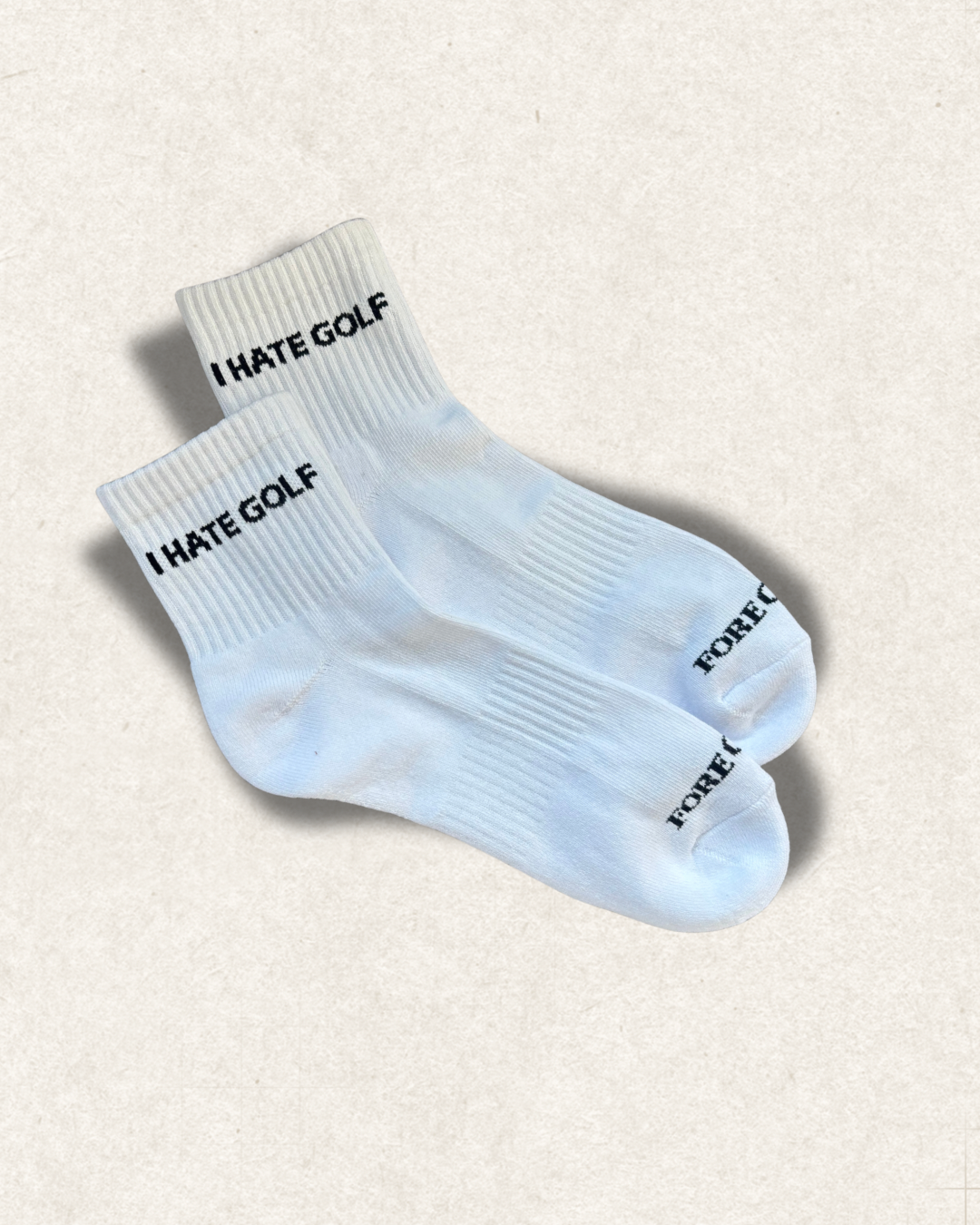“I Hate Golf” – Women’s Crew Golf Socks | Fore Chicks