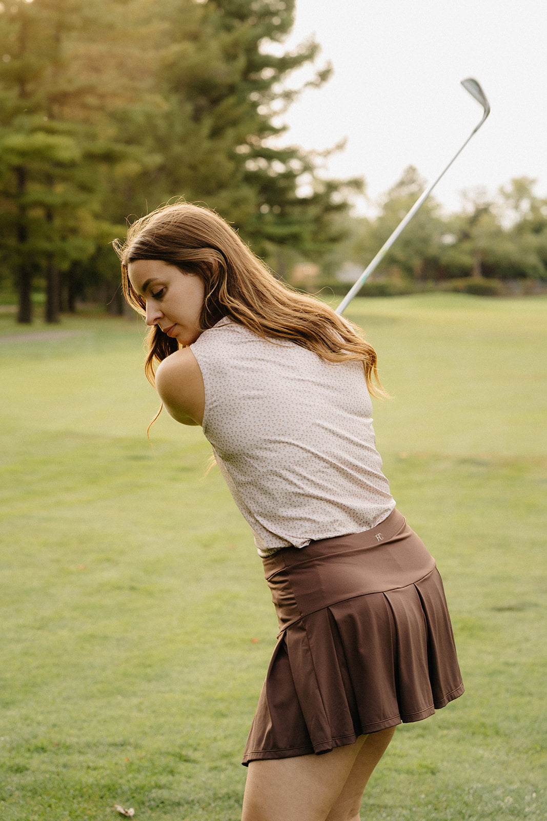 The Chocolate Brown Women's Golf Skirt
