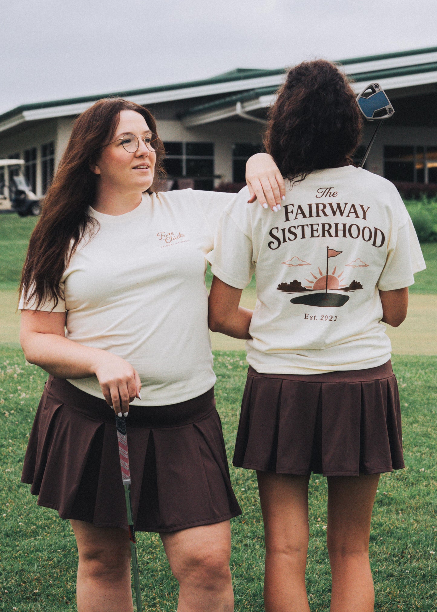 The Fairway Sisterhood Golf Graphic Tee for Women