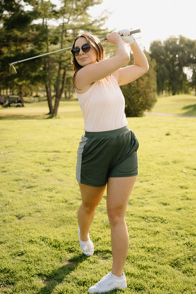 Retro Golf Shorts – Women's Athletic Shorts with Pockets – ForeChicks