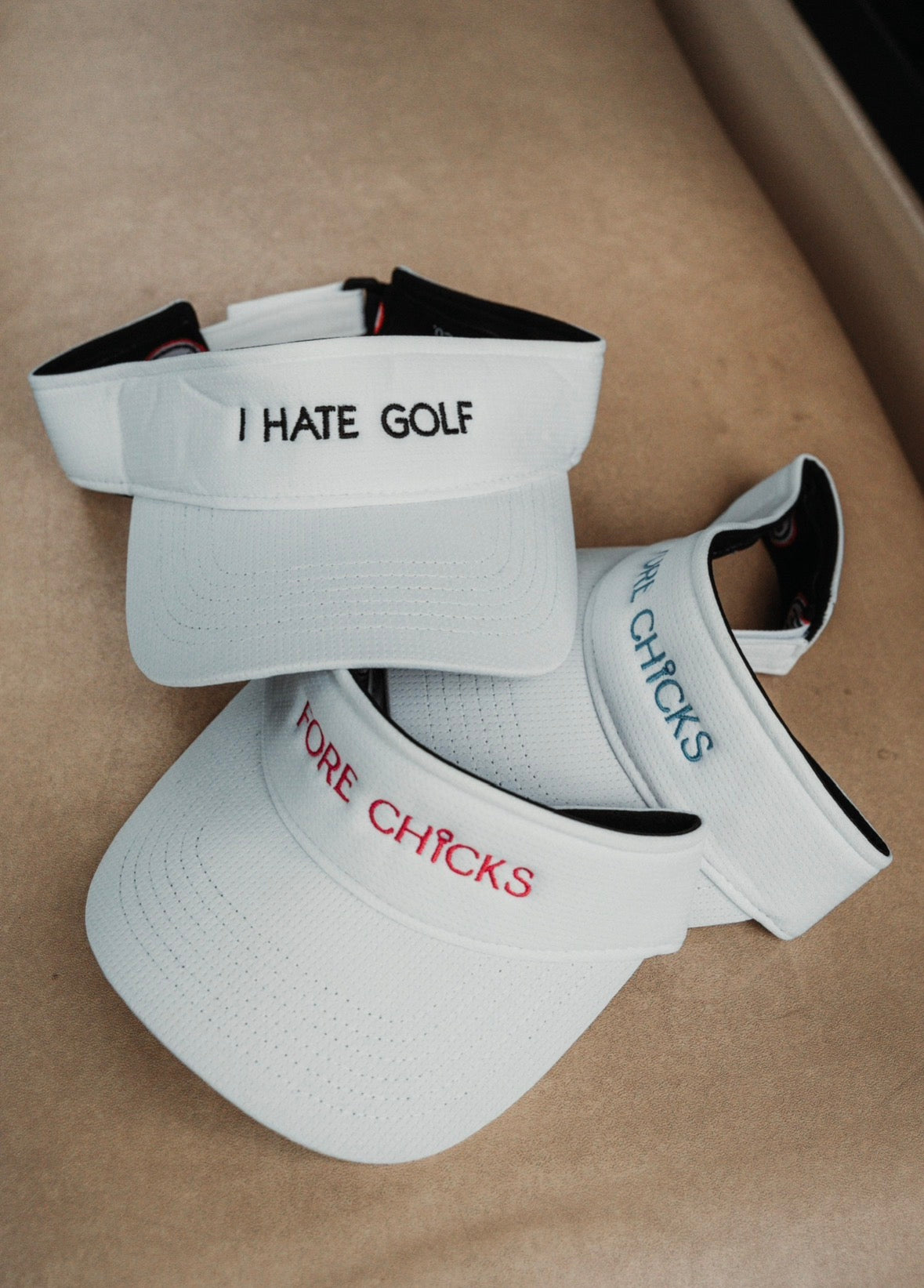 Women's Golf Visor | Adjustable Sun Visor for Golf | Fore Chicks