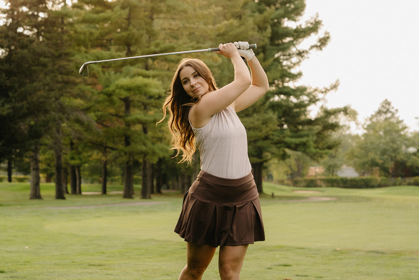 The Chocolate Brown Women's Golf Skirt