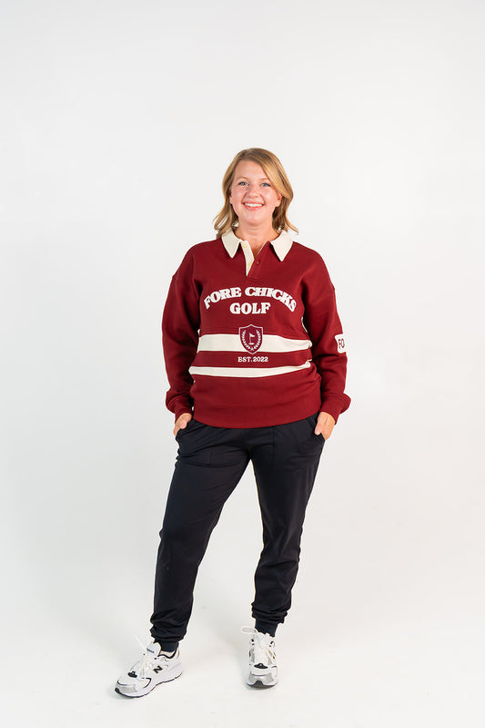 The Legacy Sweater — Collegiate Stripe Knit Pullover