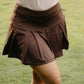 The Chocolate Brown Women's Golf Skirt