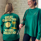 Great Connection Wrong Direction Oversized Long Sleeve Golf T-Shirt | Unisex | Fore Chicks