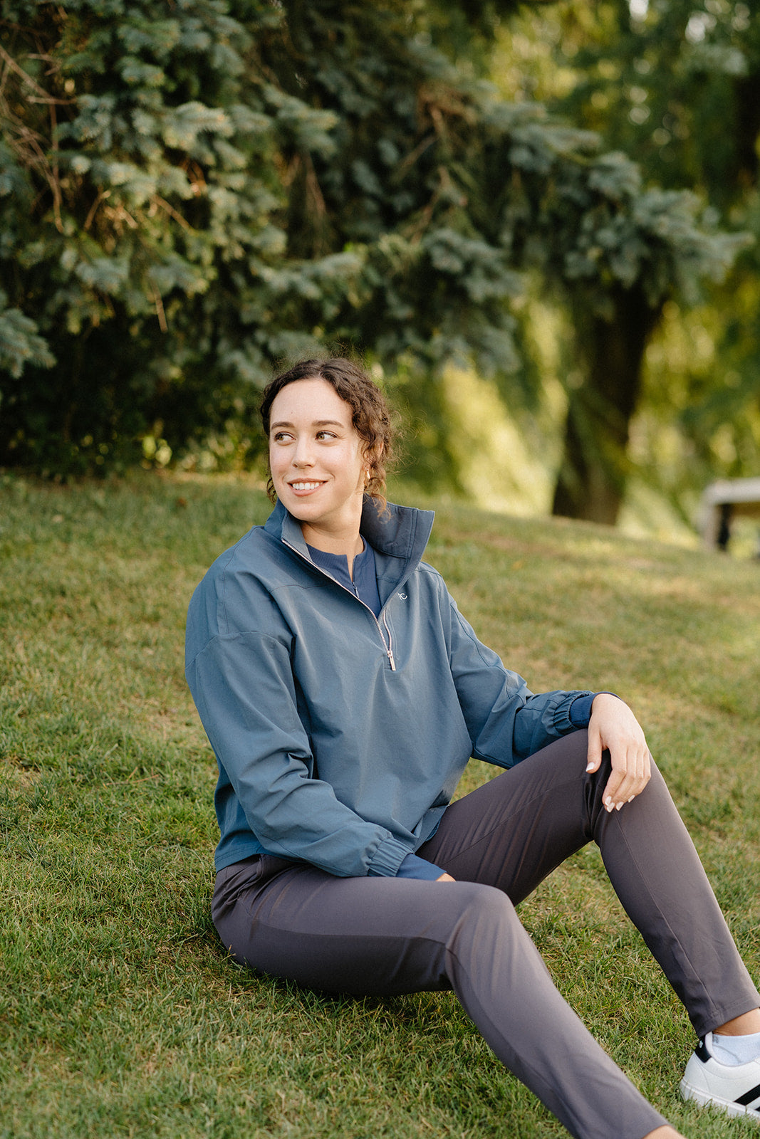 The Elements Quarter Zip Jacket | Lightweight Waterproof Golf Rain Jacket