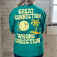 Great Connection Wrong Direction Oversized Long Sleeve Golf T-Shirt | Unisex | Fore Chicks