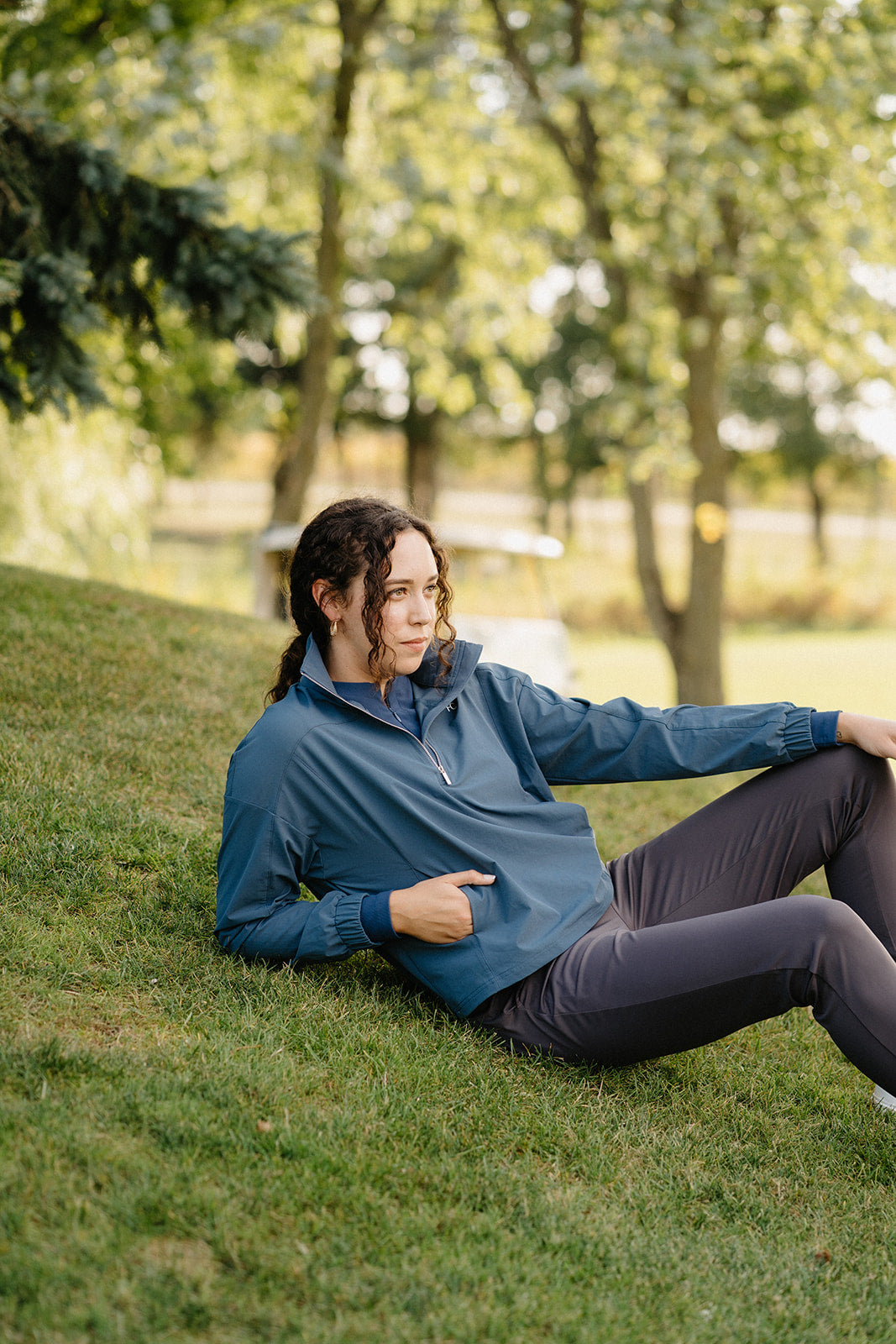 The Elements Quarter Zip Jacket | Lightweight Waterproof Golf Rain Jacket