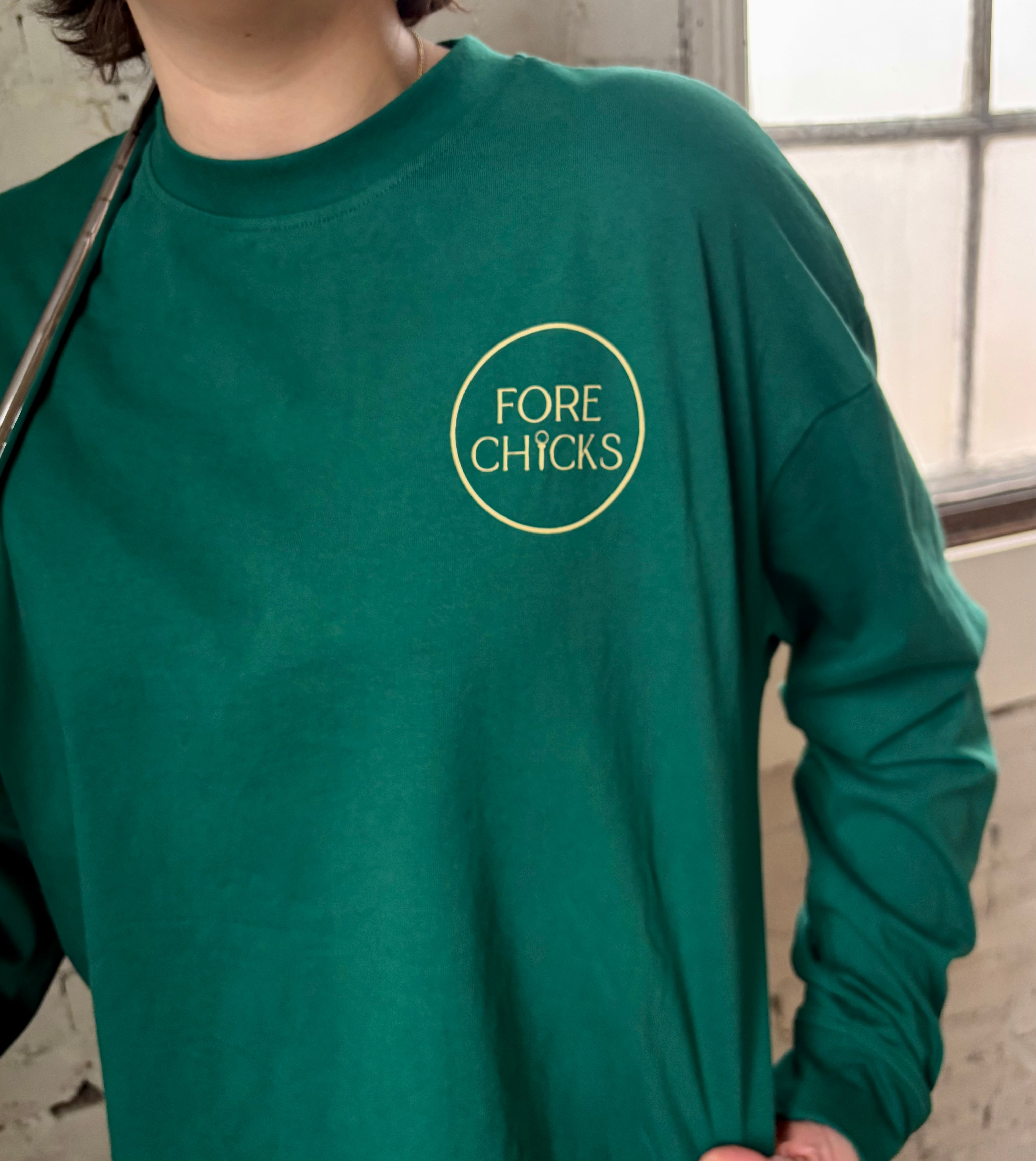 ☆ ANEW GOLF☆LONG T-SHIRT Great Connection Wrong Direction Oversized Long Sleeve Golf T