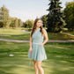Luxe Links Golf Dress – Women’s Sleeveless Golf Dress with Shorts | Black, Navy & Seafoam Green