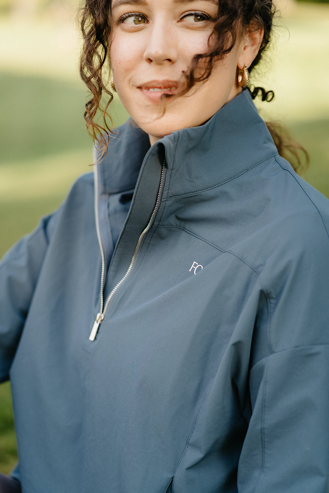 The Elements Quarter Zip Jacket | Lightweight Waterproof Golf Rain Jacket
