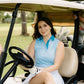 Blue Polka Dot Golf Polo | Sleeveless Women’s Shirt