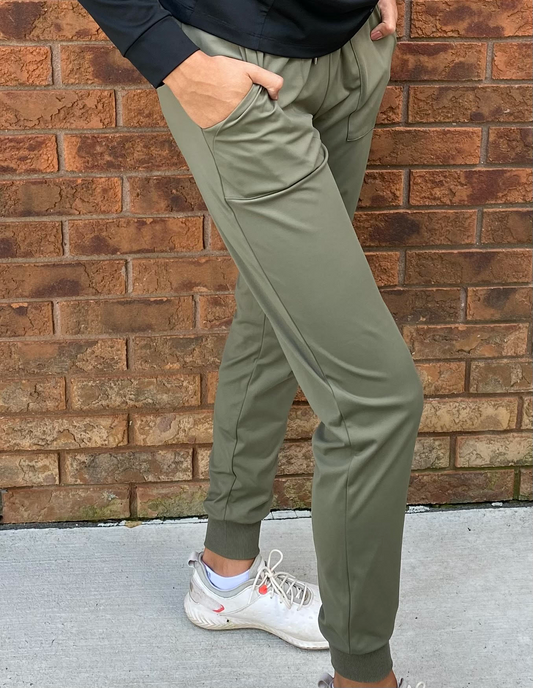 Olive Green Everyday Joggers